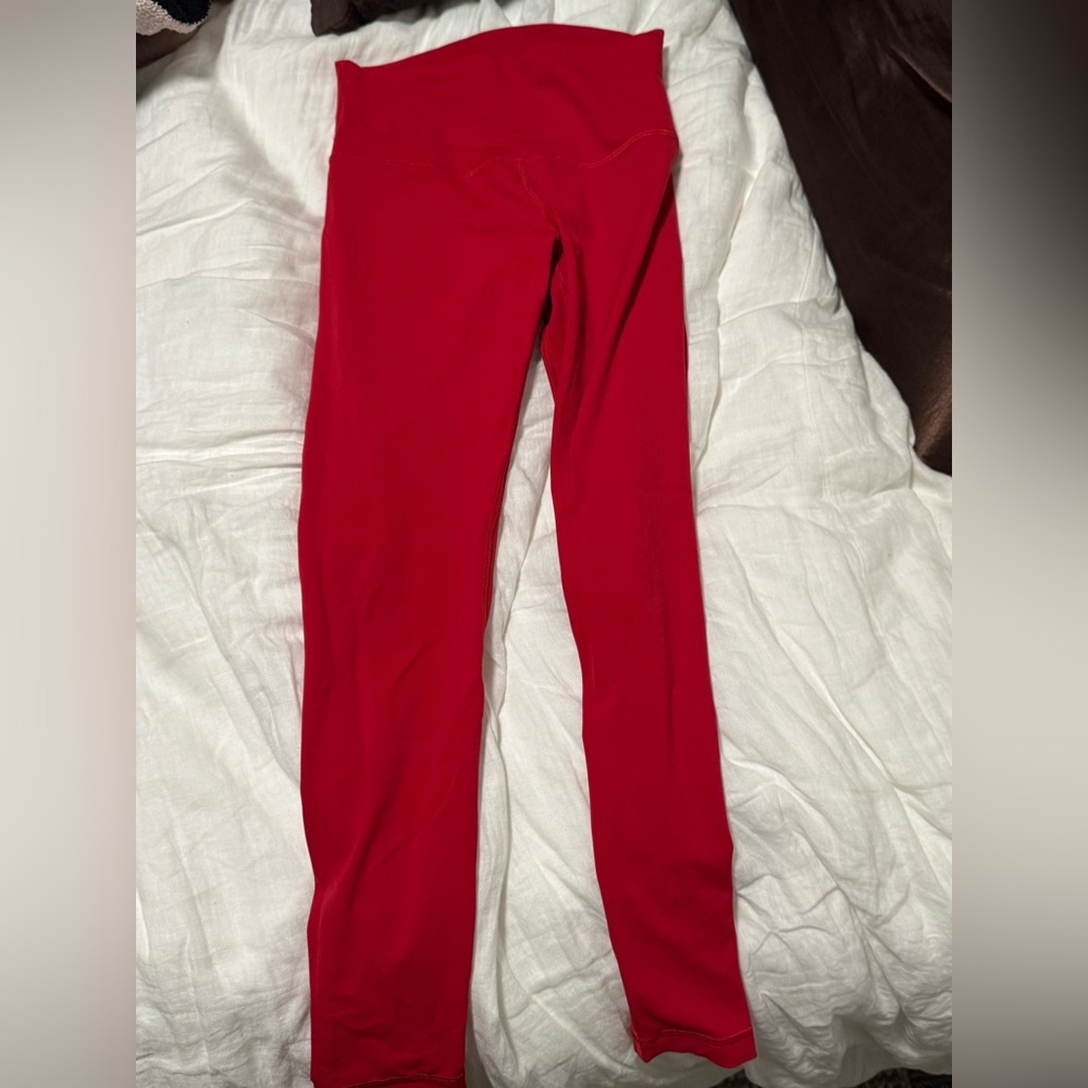 Lululemon Athletica Bold Red Leggings